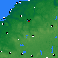 Nearby Forecast Locations - Кемпице - карта
