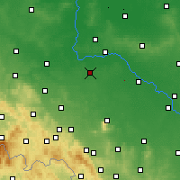 Nearby Forecast Locations - Сьрода-Слёнска - карта