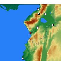 Nearby Forecast Locations - Самандаг - карта