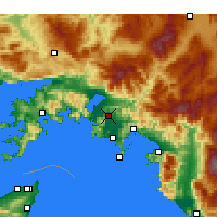 Nearby Forecast Locations - Ортаджа - карта