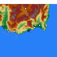 Nearby Forecast Locations - Демре - карта