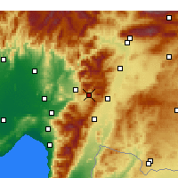 Nearby Forecast Locations - Бахче - карта