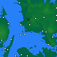 Nearby Forecast Locations - Слагельсе - карта