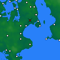 Nearby Forecast Locations - Глоструп - карта