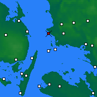 Nearby Forecast Locations - Корсёр - карта