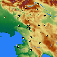 Nearby Forecast Locations - Айдовшчина - карта