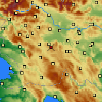 Nearby Forecast Locations - Brezovica - карта