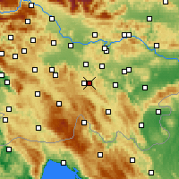 Nearby Forecast Locations - Dobrepolje - карта