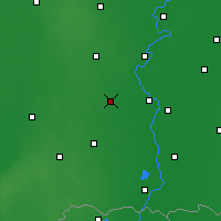 Nearby Forecast Locations - Кишкунфеледьхаза - карта