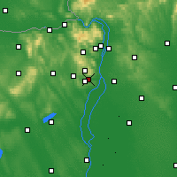 Nearby Forecast Locations - Будаэрш - карта