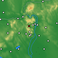 Nearby Forecast Locations - Пилишвёрёшвар - карта