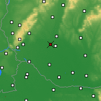 Nearby Forecast Locations - Сладковичово - карта