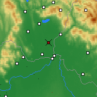Nearby Forecast Locations - Вельке-Капушаны - карта