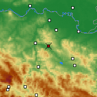 Nearby Forecast Locations - Грачаница - карта
