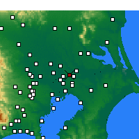 Nearby Forecast Locations - Касива - карта