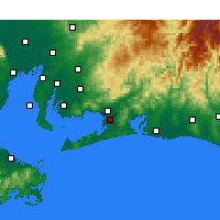 Nearby Forecast Locations - Тоёхаси - карта