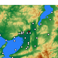 Nearby Forecast Locations - Такацуки - карта