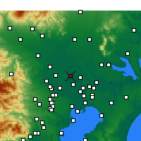 Nearby Forecast Locations - Касукабе - карта