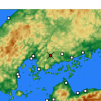 Nearby Forecast Locations - Хигасихиросима - карта