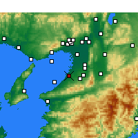 Nearby Forecast Locations - Идзуми - карта