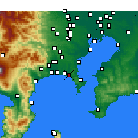 Nearby Forecast Locations - Камакура - карта