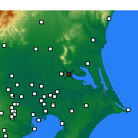 Nearby Forecast Locations - Цутиура - карта