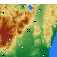 Nearby Forecast Locations - Насусиобара - карта