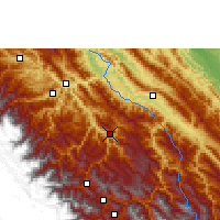 Nearby Forecast Locations - Caranavi - карта