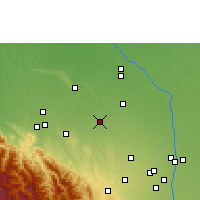 Nearby Forecast Locations - Portachuelo - карта