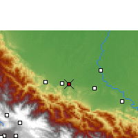 Nearby Forecast Locations - Chimoré - карта