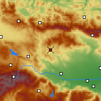 Nearby Forecast Locations - Панагюриште - карта