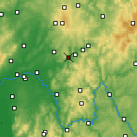 Nearby Forecast Locations - Вехтерсбах - карта