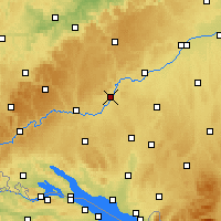 Nearby Forecast Locations - Ридлинген - карта