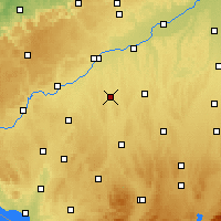 Nearby Forecast Locations - Иллертиссен - карта
