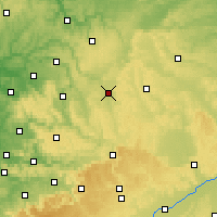 Nearby Forecast Locations - Крайльсхайм - карта