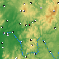 Nearby Forecast Locations - Бад-Зоден-Зальмюнстер - карта