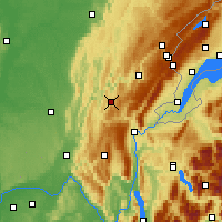 Nearby Forecast Locations - Ойонна - карта