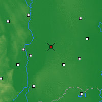 Nearby Forecast Locations - Кишкёрёш - карта