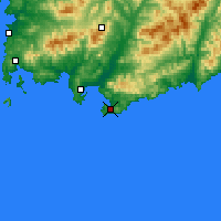 Nearby Forecast Locations - Врангель - карта