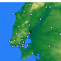 Nearby Forecast Locations - Каштаньейра-ду-Рибатежу - карта