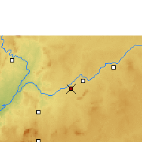 Nearby Forecast Locations - Mbandjock - карта