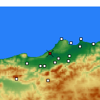 Nearby Forecast Locations - Koléa - карта