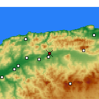 Nearby Forecast Locations - El Abadia - карта