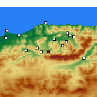 Nearby Forecast Locations - Boghni - карта