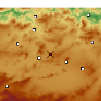 Nearby Forecast Locations - Aïn Fakroun - карта