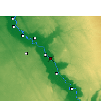 Nearby Forecast Locations - Бадарийская культура - карта