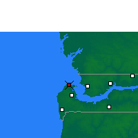 Nearby Forecast Locations - Бакау - карта