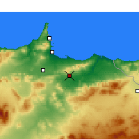 Nearby Forecast Locations - Zaio - карта