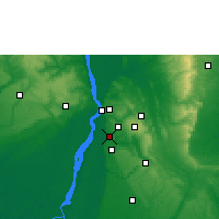 Nearby Forecast Locations - Ozubulu - карта