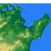 Nearby Forecast Locations - Хаммам-Лиф - карта